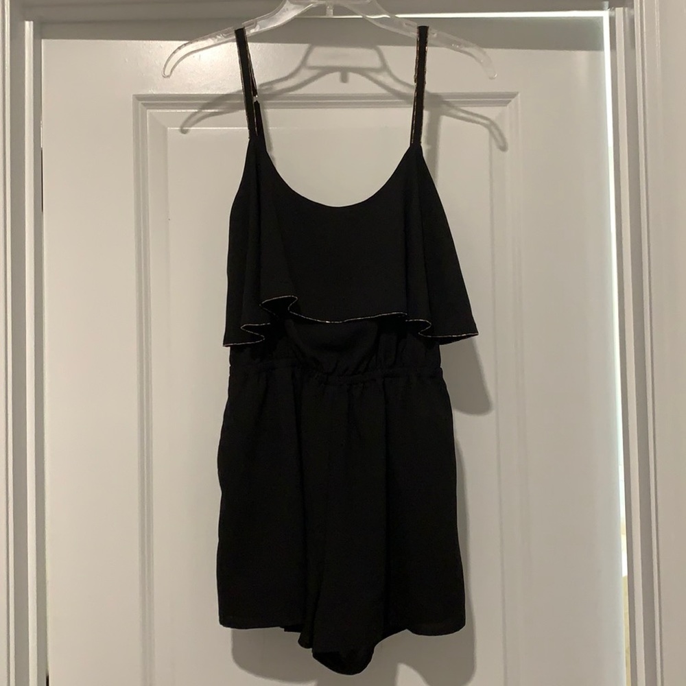 Bebe black romper